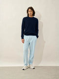 LUFFY sweater crew neck navy