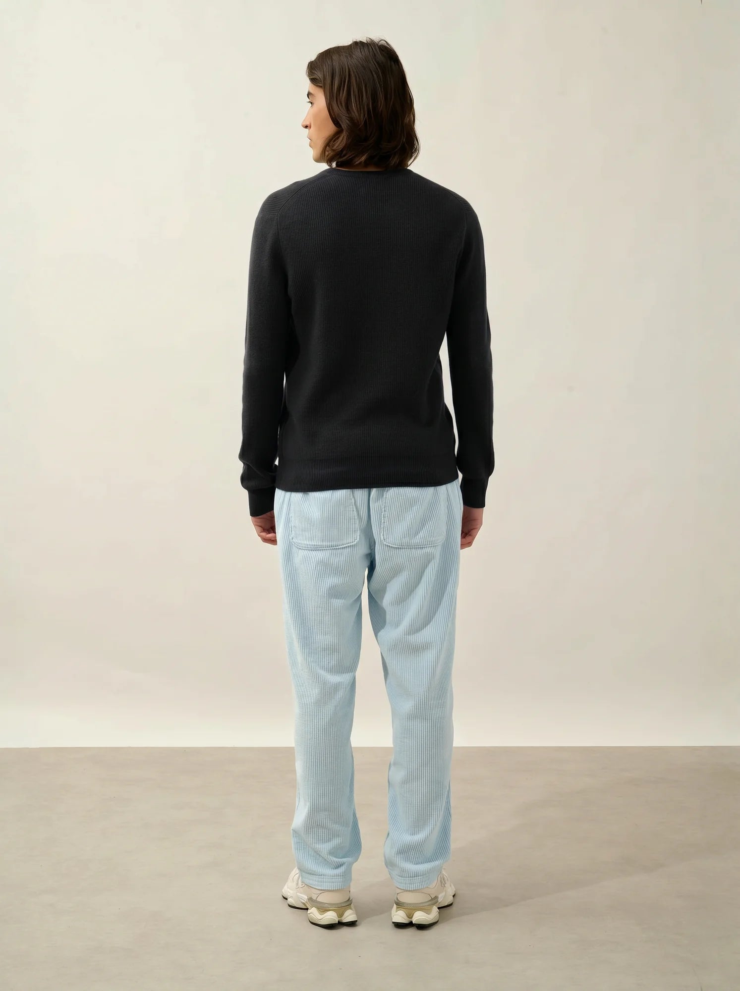 LUFFY sweater crew neck black
