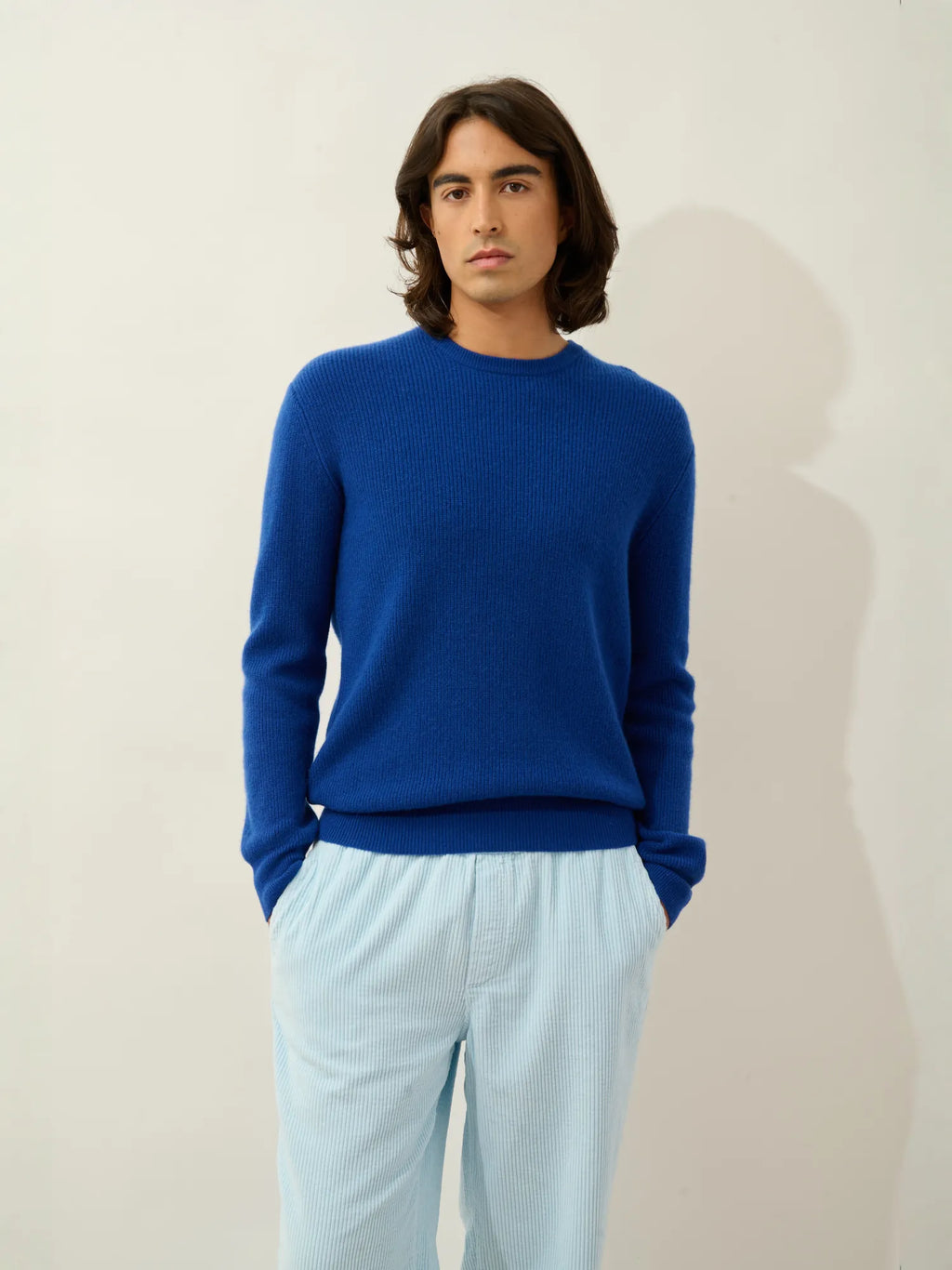 LUFFY sweater crew neck ultramarine