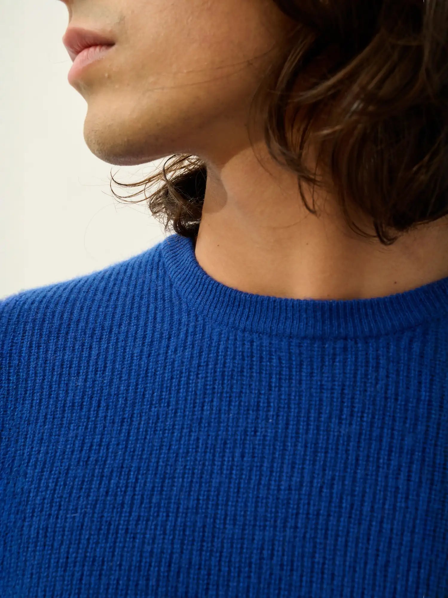 LUFFY sweater crew neck ultramarine