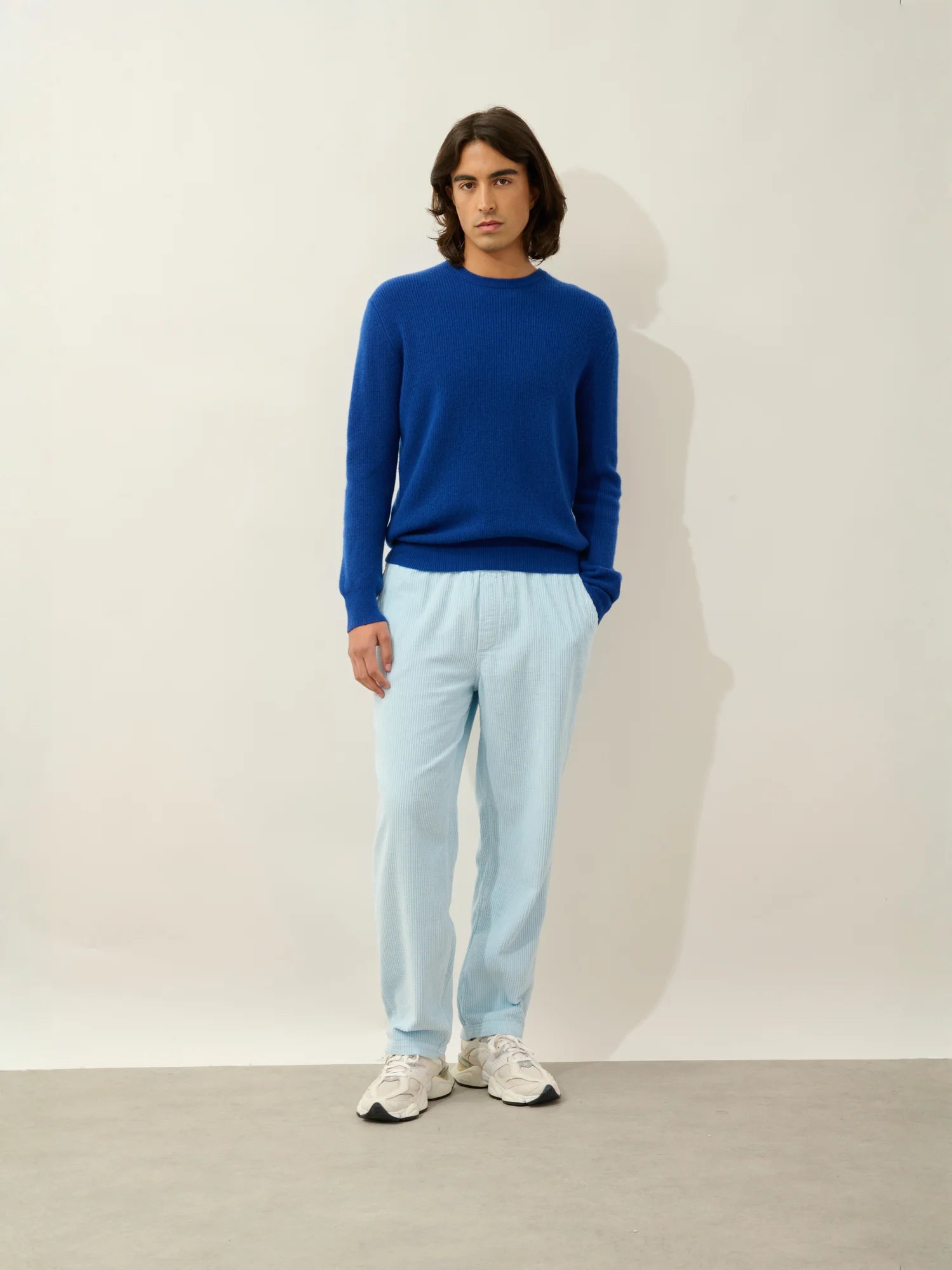 LUFFY sweater crew neck ultramarine