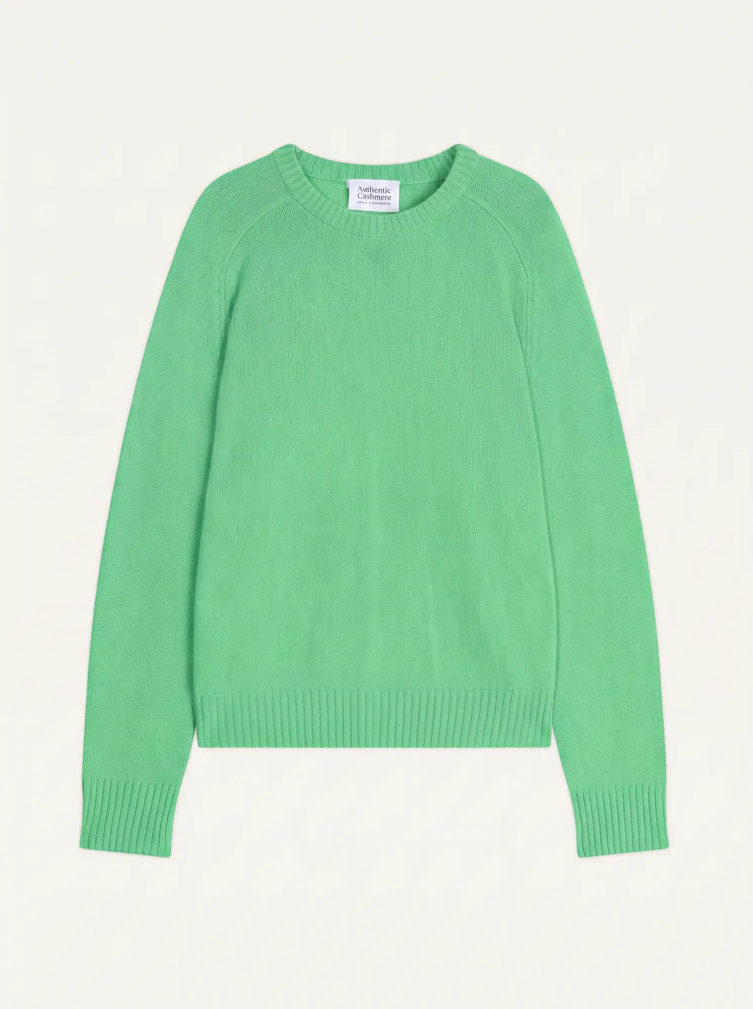 LORENA sweater crew neck 4 ply water green