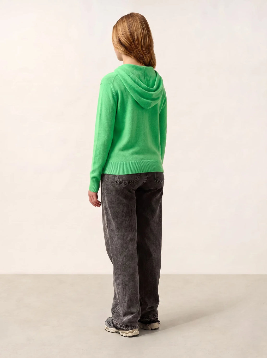 SOLARA Pullover mit Kapuze Kängurutasche Wassergrün