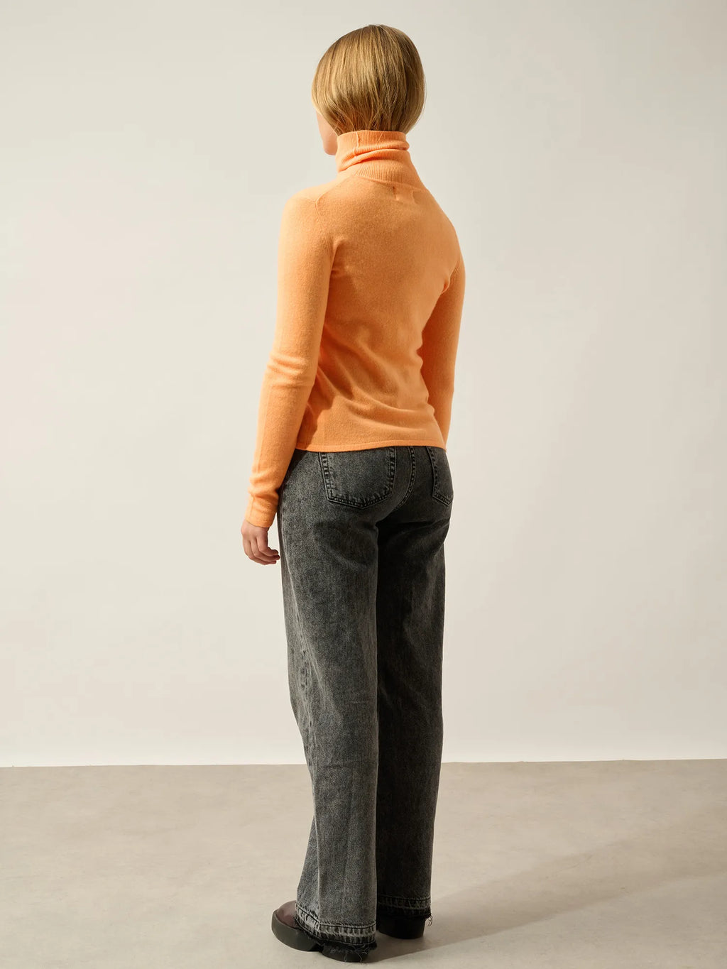 BISE pullover rollkragen clementine