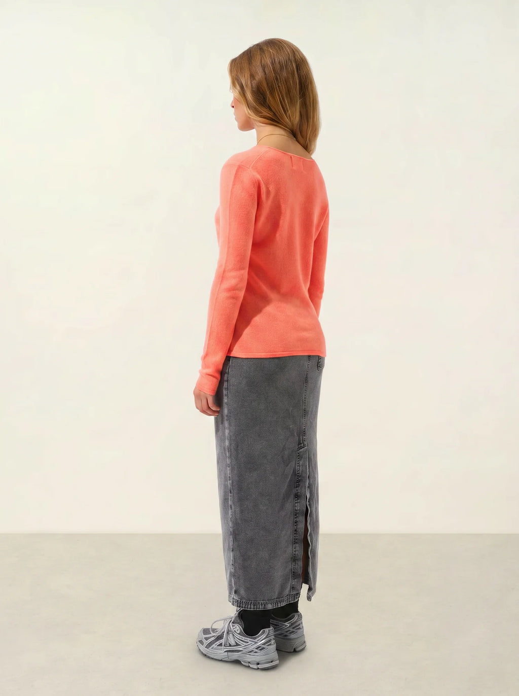 GALISE Pullover V-Ausschnitt Zitrus