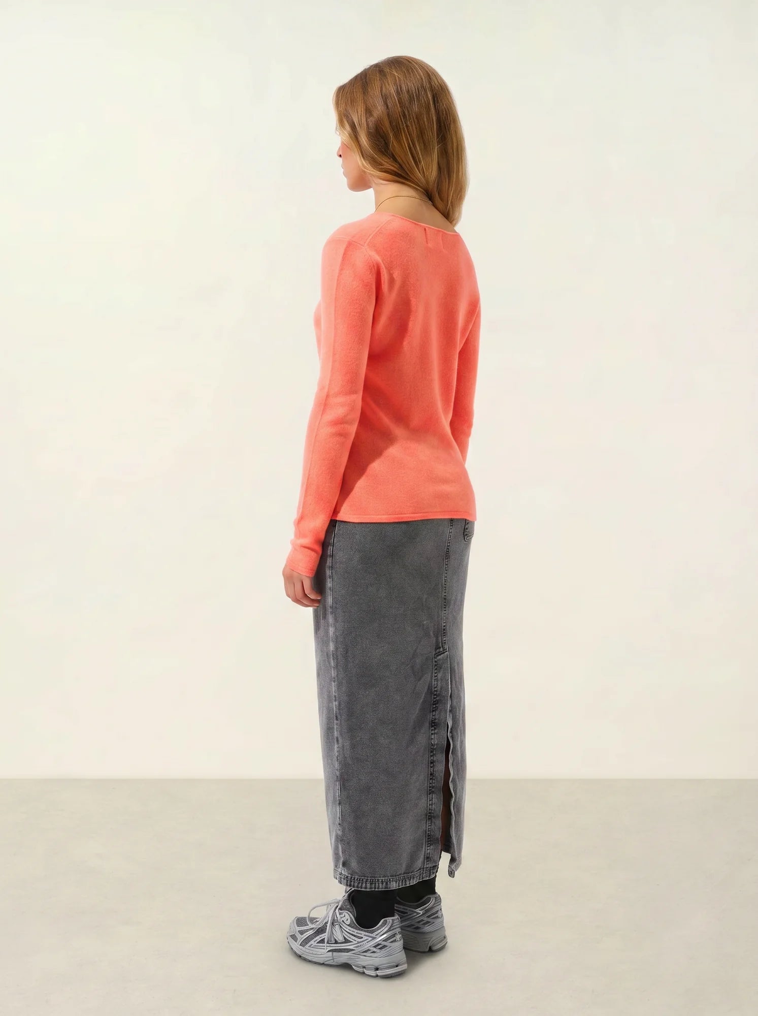 GALISE Pullover V-Ausschnitt Zitrus