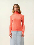 BISE pullover rollkragen zitrus