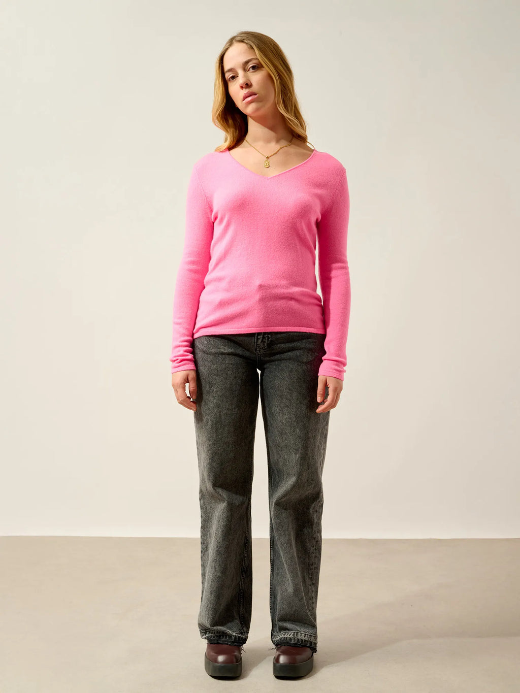 GALISE pullover v-ausschnitt bubblegum