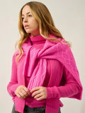 SUZIE pullover rollkragen flamant rosa