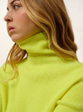 SUZIE pullover rollkragen gelb neon
