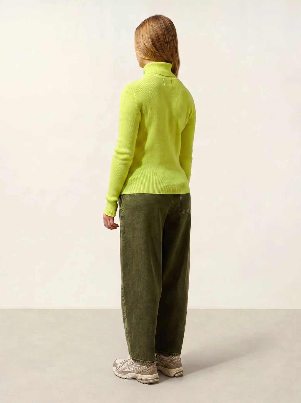 SUZIE pullover rollkragen gelb neon