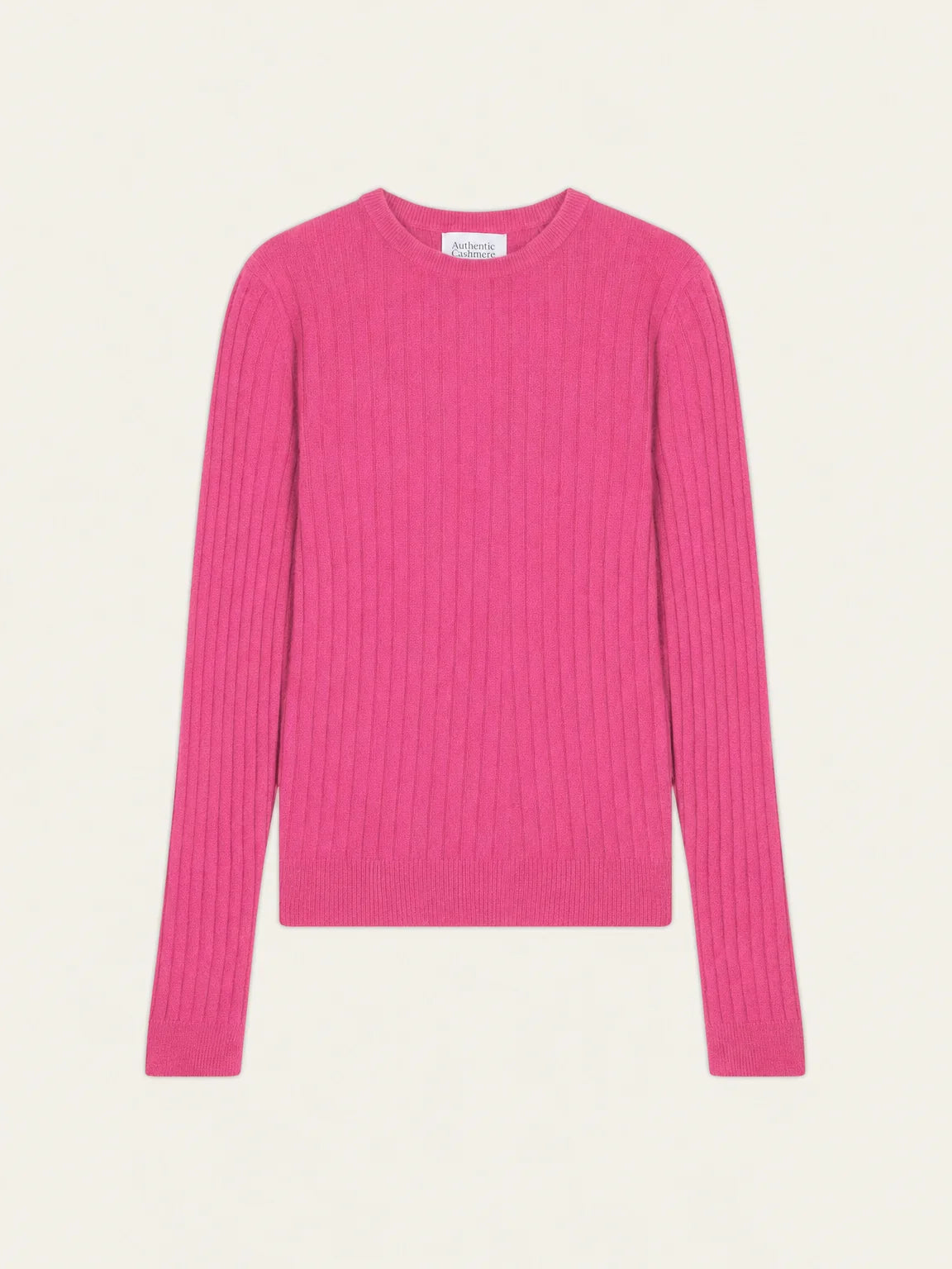 BELLA Pullover Rundhalsausschnitt Flamingorosa