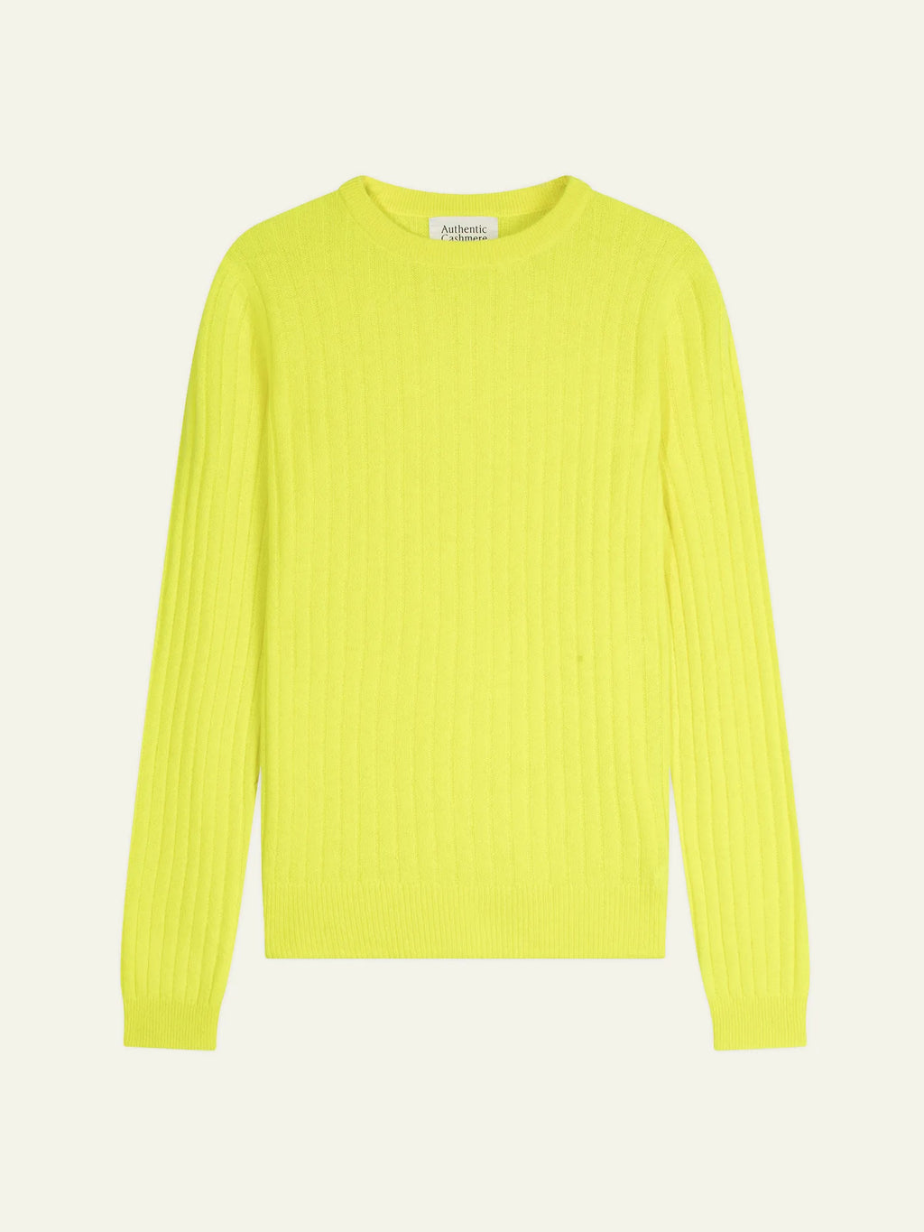BELLA pullover rundhalsausschnitt gelb neon