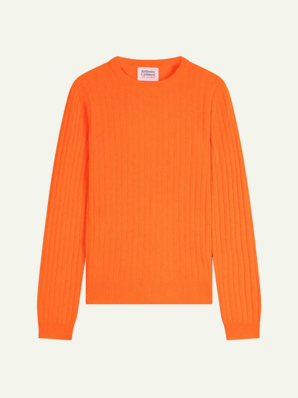 BELLA pullover rundhalsausschnitt orange neon