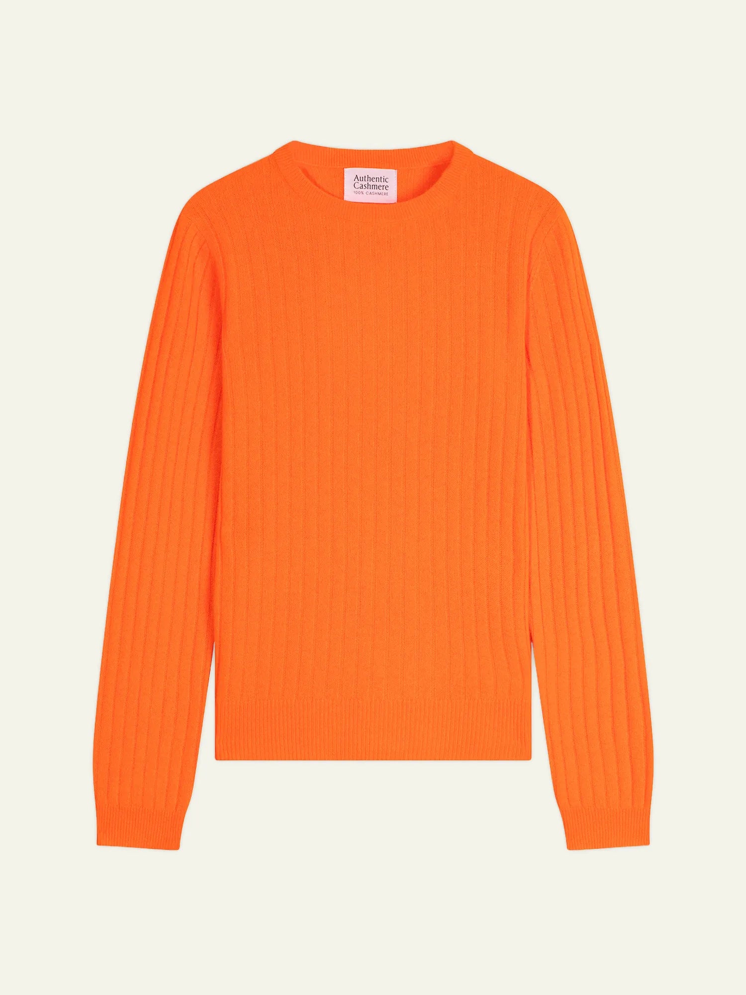 BELLA pullover rundhalsausschnitt orange neon