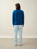 AGEL pullover v-ausschnitt blau meliert