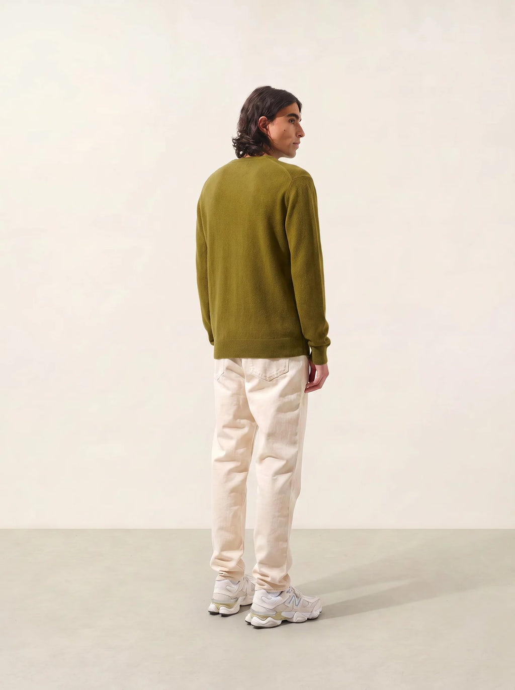 AGEL Pullover V-Ausschnitt Bronze