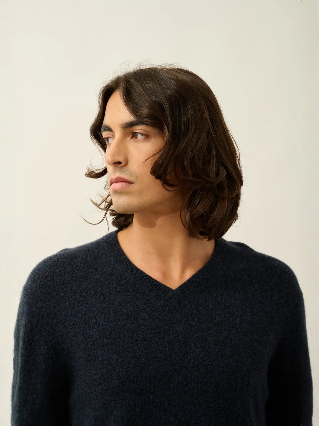 AGEL Pullover V-Ausschnitt Kaviar