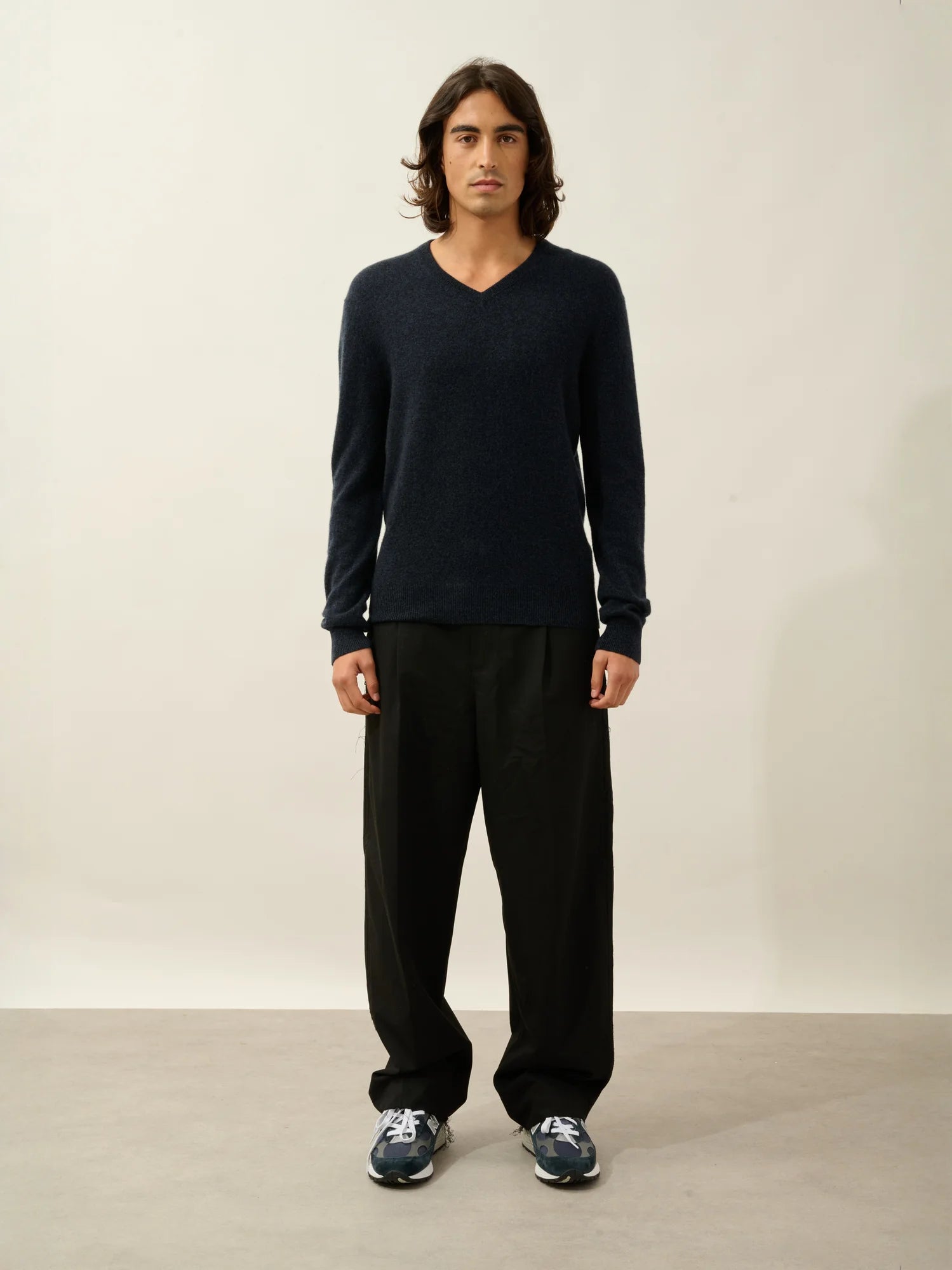 AGEL Pullover V-Ausschnitt Kaviar