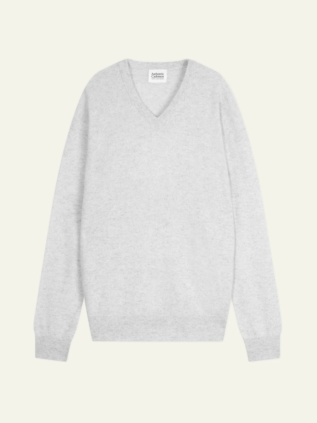 AGEL pullover v-ausschnitt perlgrau meliert