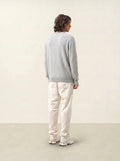 AGEL pullover v-ausschnitt perlgrau meliert