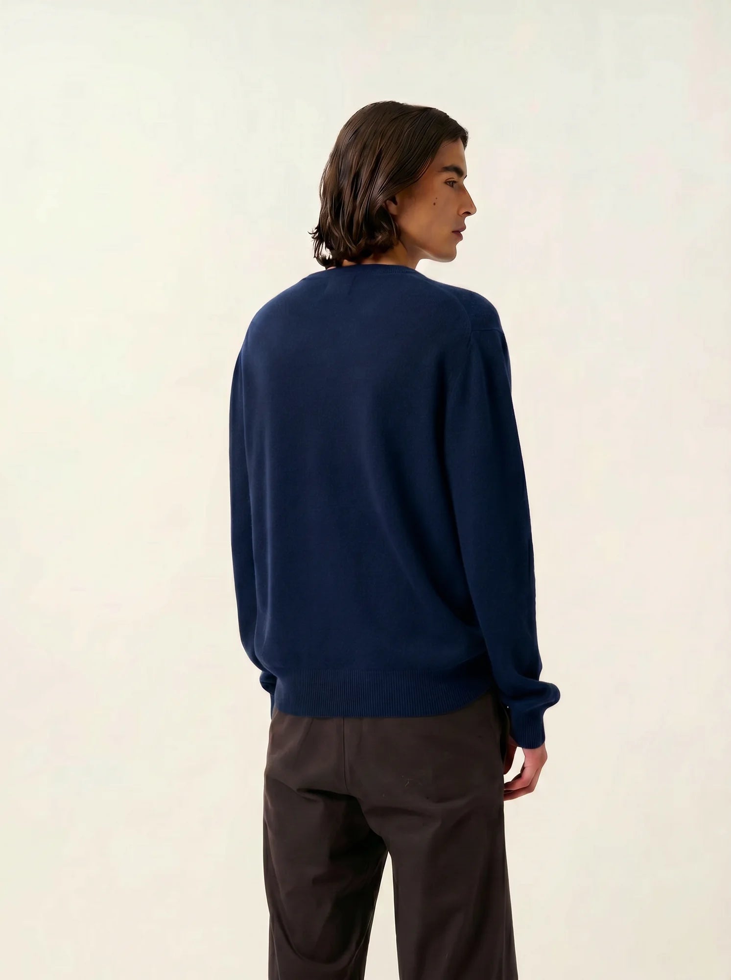 AGEL pullover v-ausschnitt mitternacht