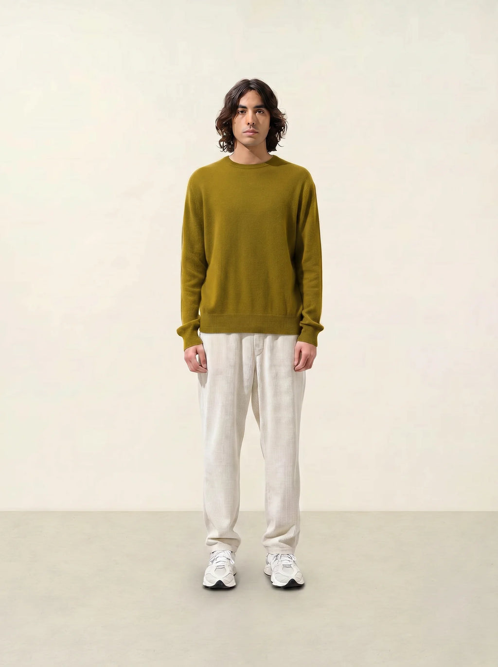 AIGLIÈRE pullover rundhalsausschnitt bronze
