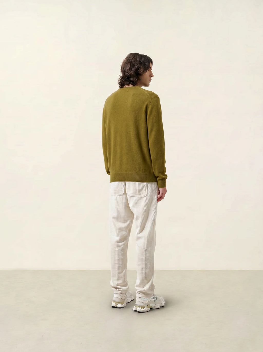 AIGLIÈRE pullover rundhalsausschnitt bronze
