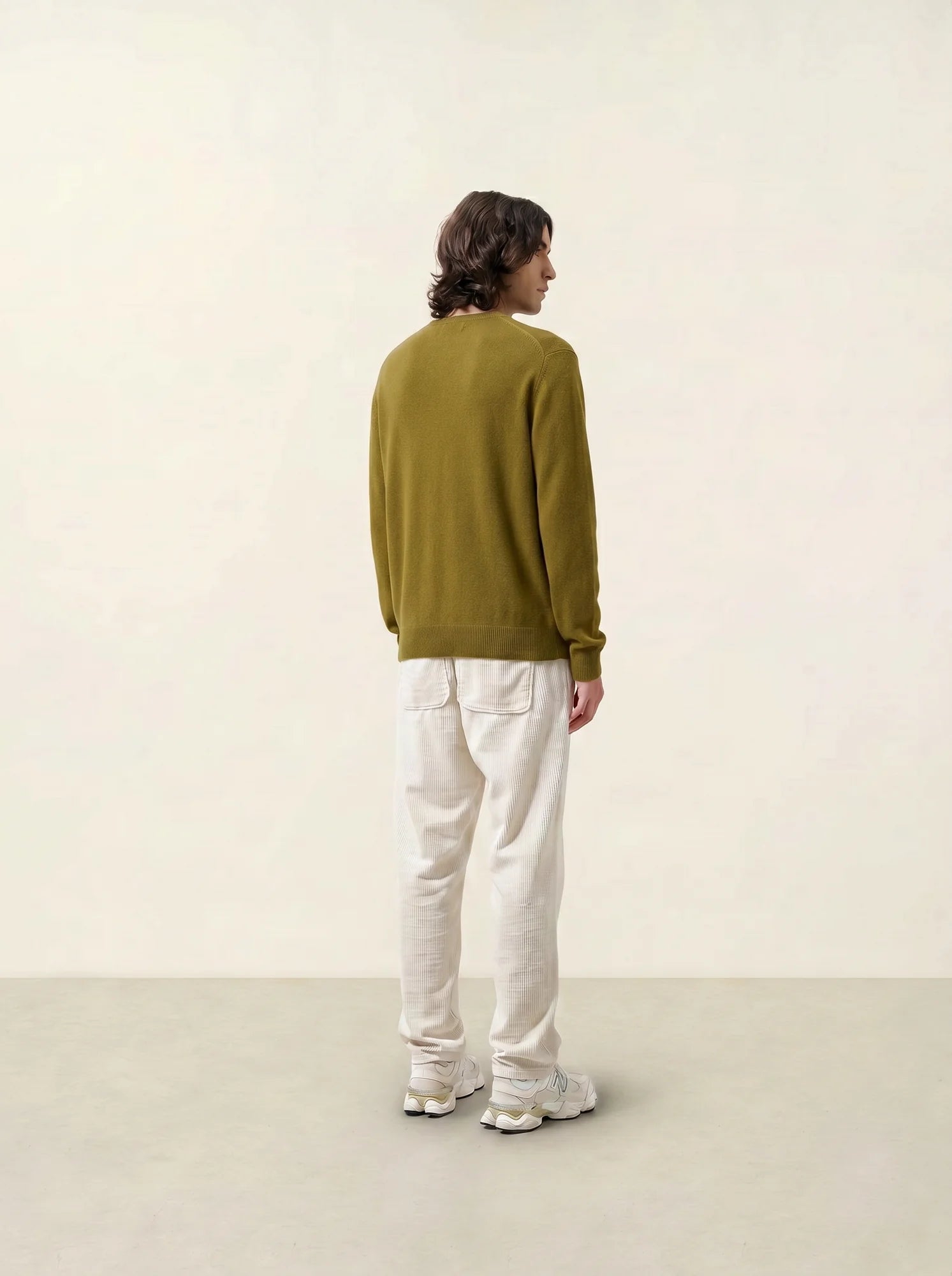 AIGLIÈRE pullover rundhalsausschnitt bronze