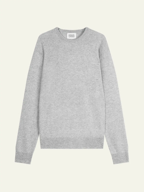 AIGLIÈRE sweater crew neck light heather grey