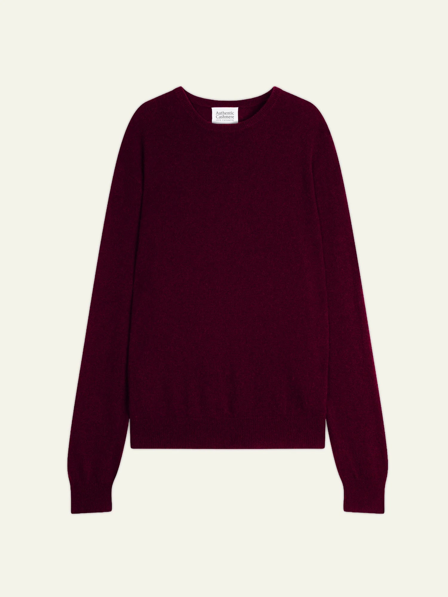 AIGLIÈRE pull col rond mûre