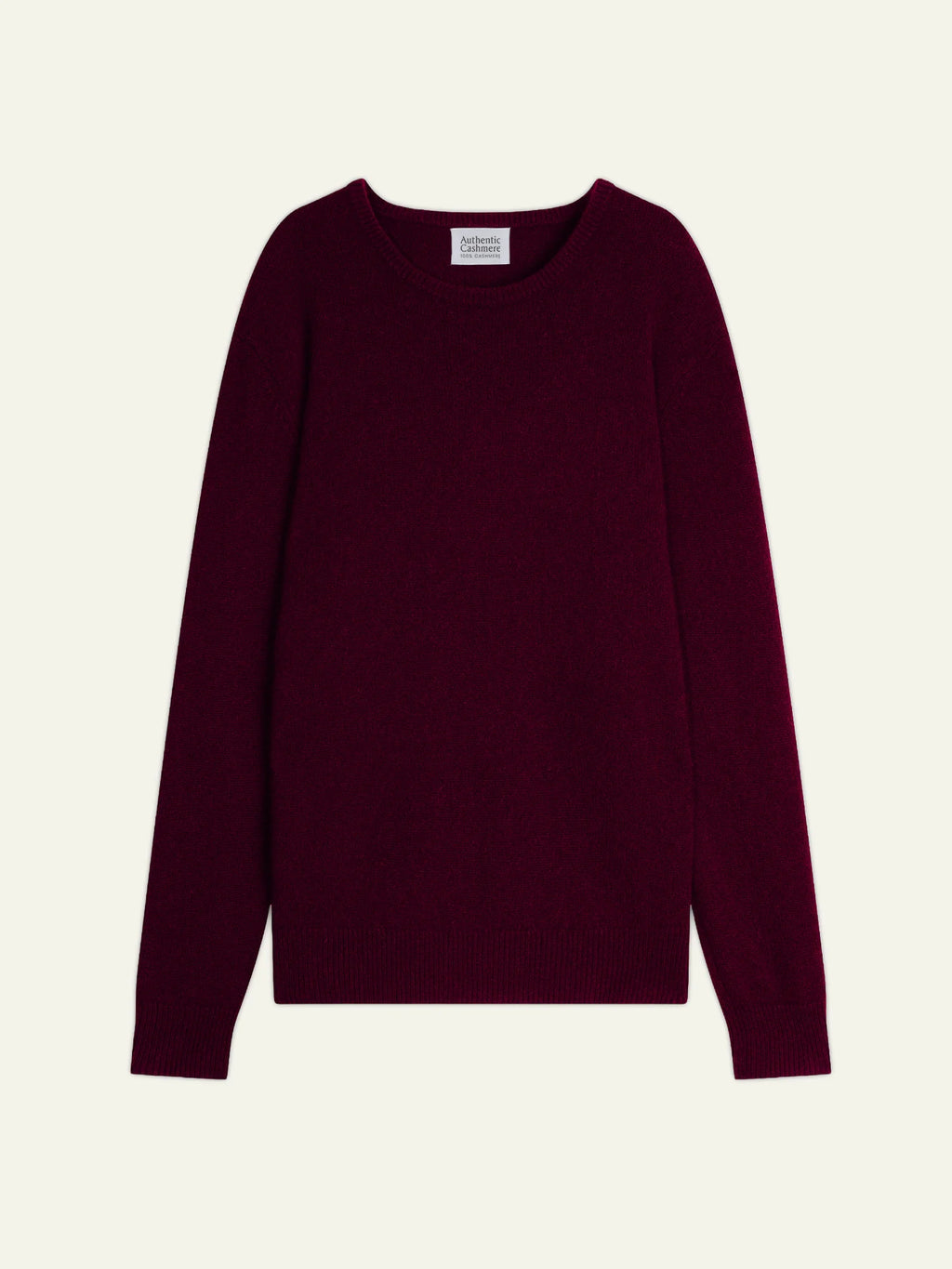VICTO pullover rundhalsausschnitt 4-fädig brombeere