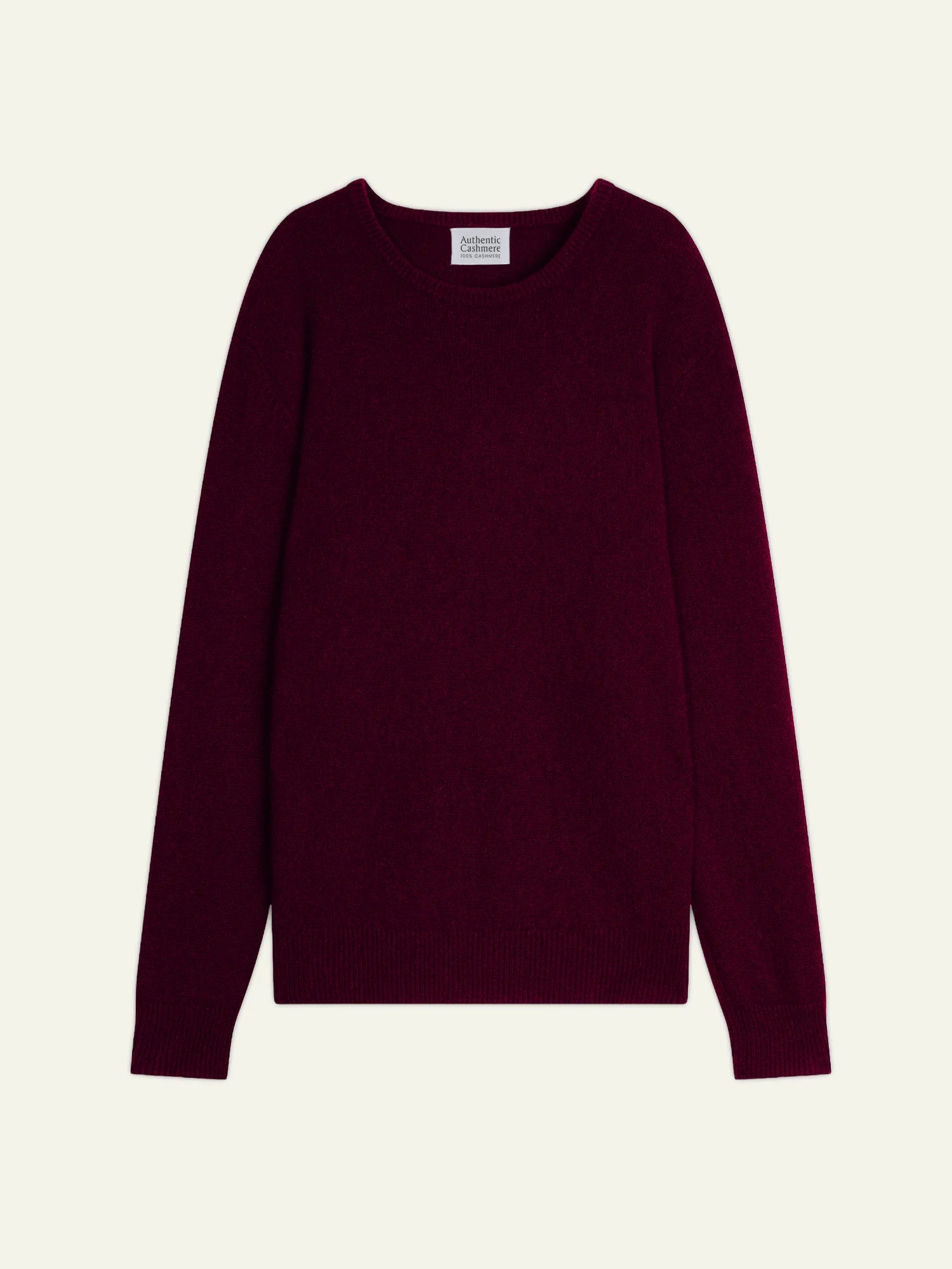 VICTO pullover rundhalsausschnitt 4-fädig brombeere