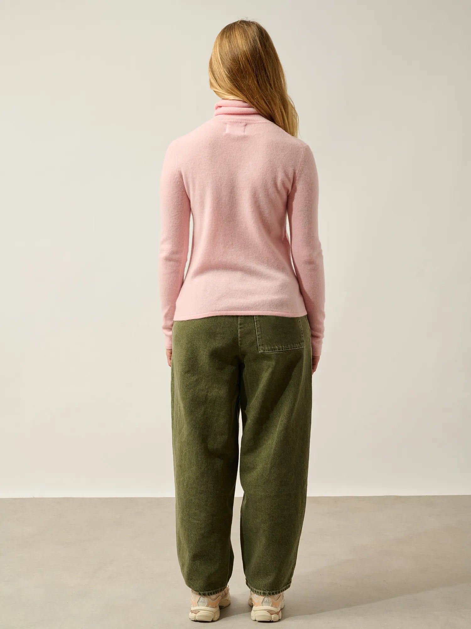 BISE pullover rollkragen ballettrosa