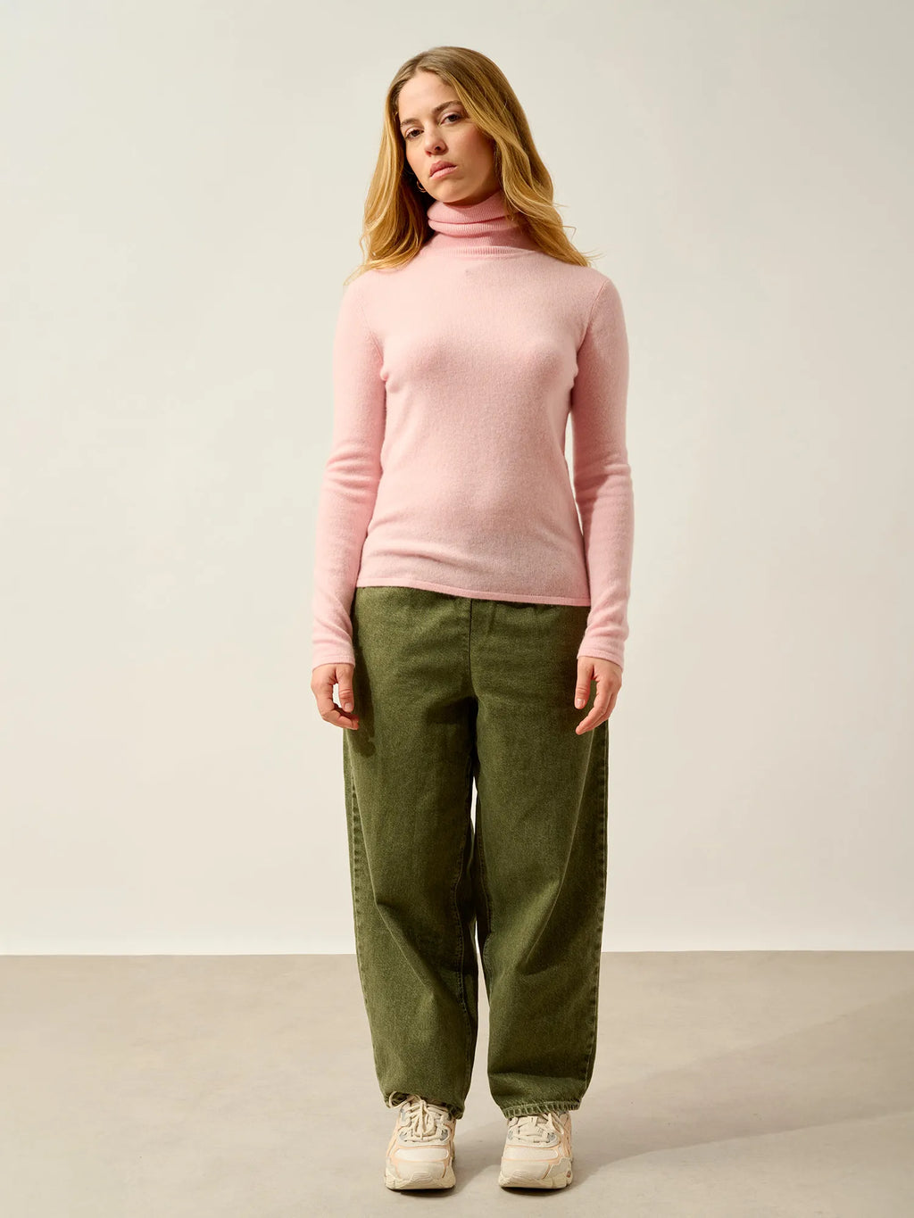 BISE pullover rollkragen ballettrosa