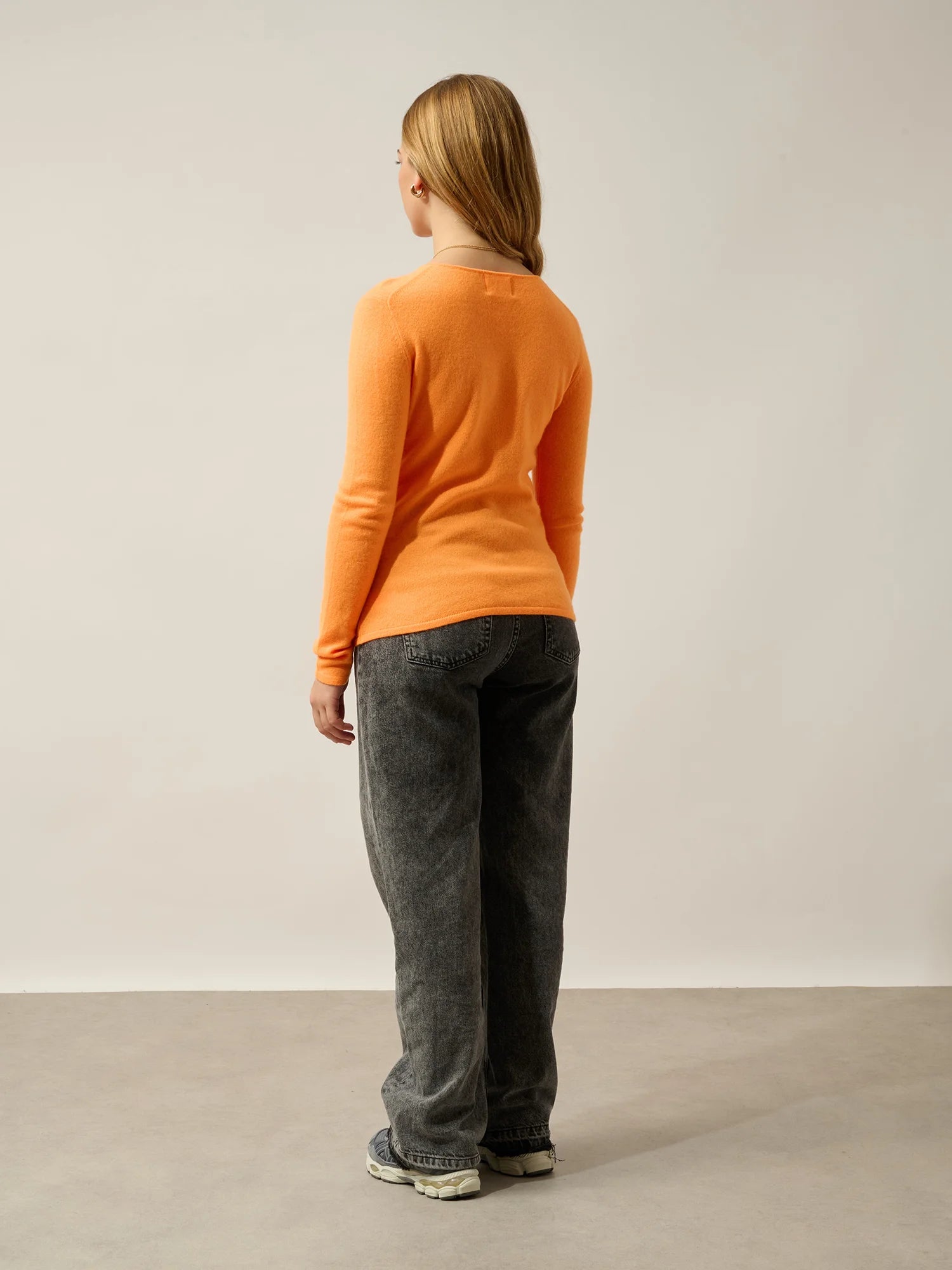 EPÉNA Pullover Rundhalsausschnitt Neonmandarine