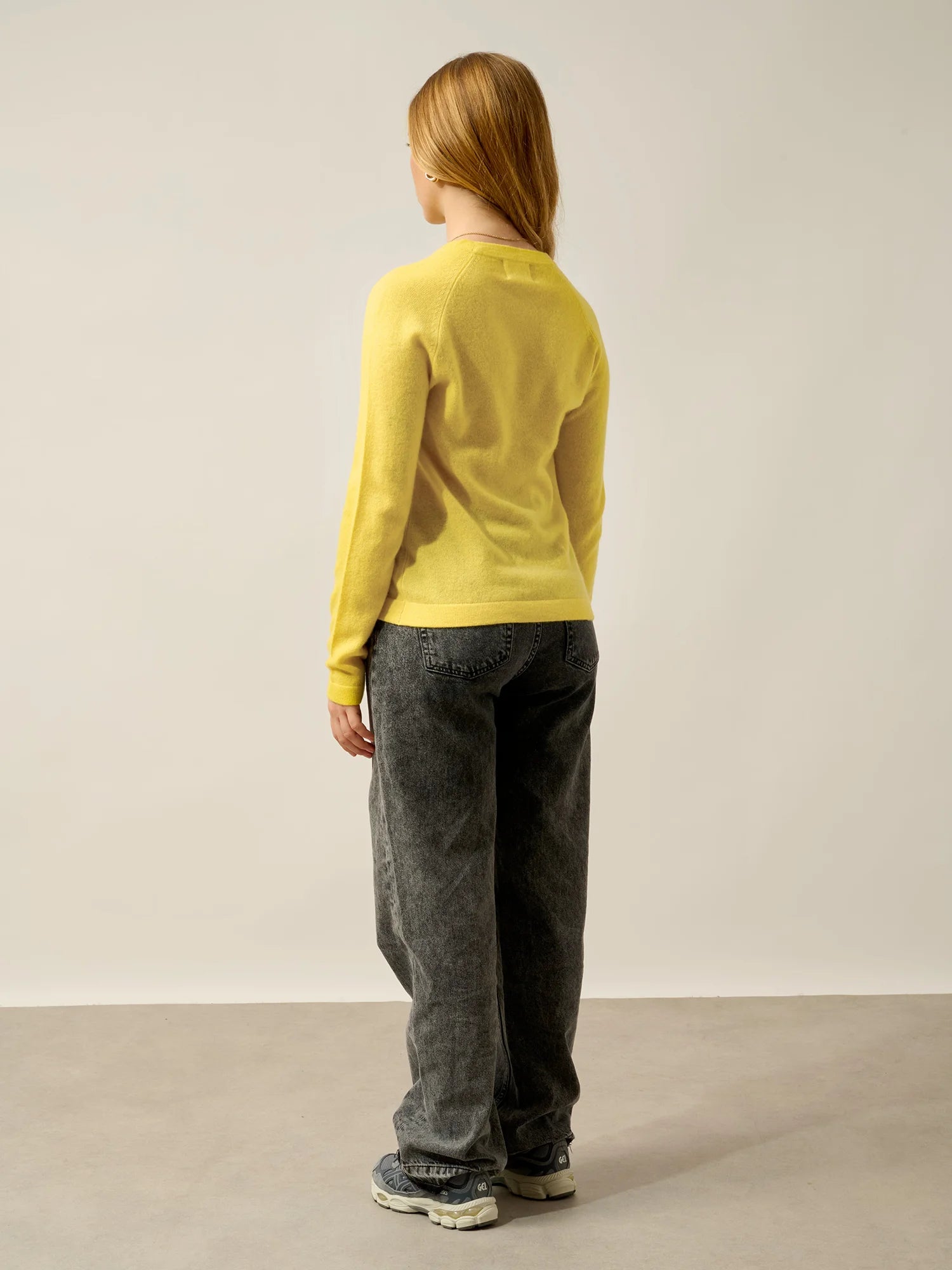 ECRIN pull col rond citron
