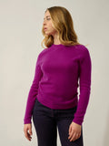 ECRIN Pullover Rundhalsausschnitt Magenta