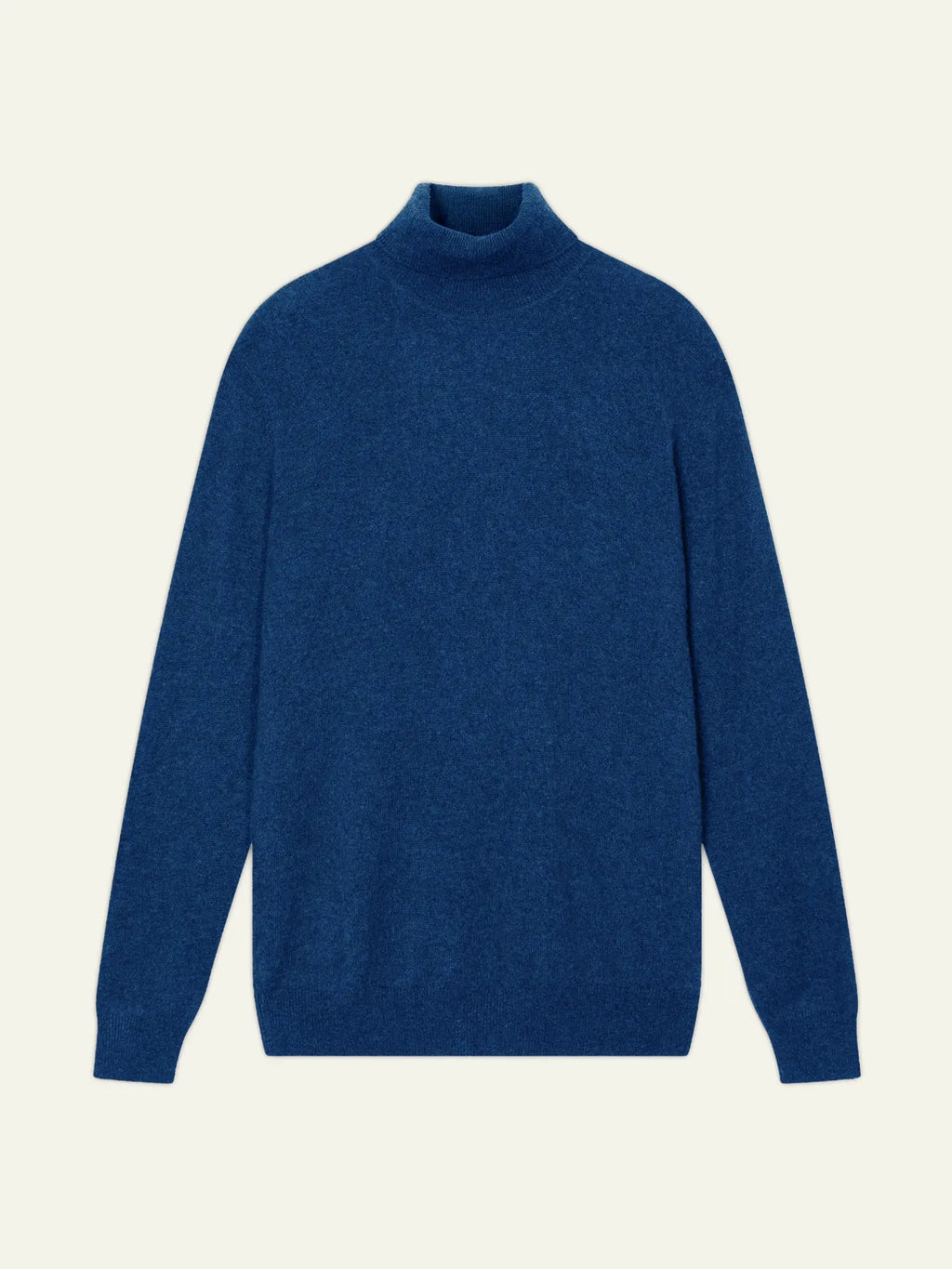 BANGE Pullover Rollkragen Blau meliert