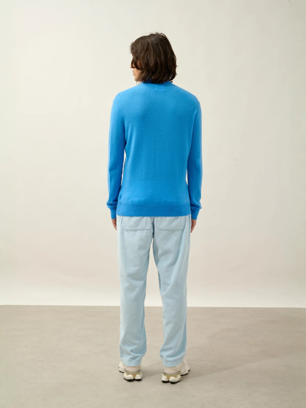 BANGE Pullover Rollkragen Kornblumenblau