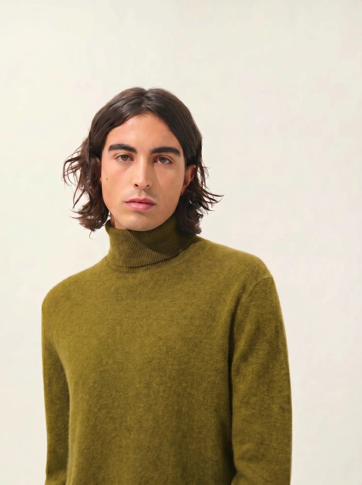 BANGE Pullover Rollkragen Bronze