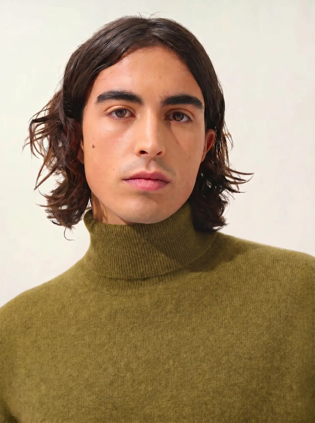 BANGE Pullover Rollkragen Bronze