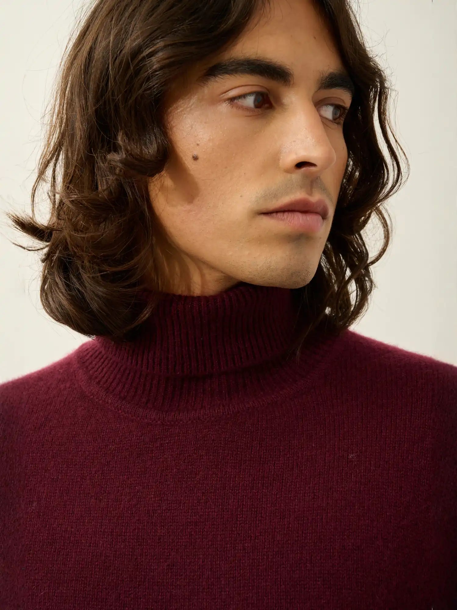 MARTIN sweater turtleneck 4 ply blackberry
