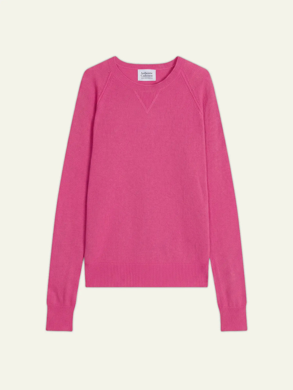 ETRET Pullover Rundhalsausschnitt Flamingorosa