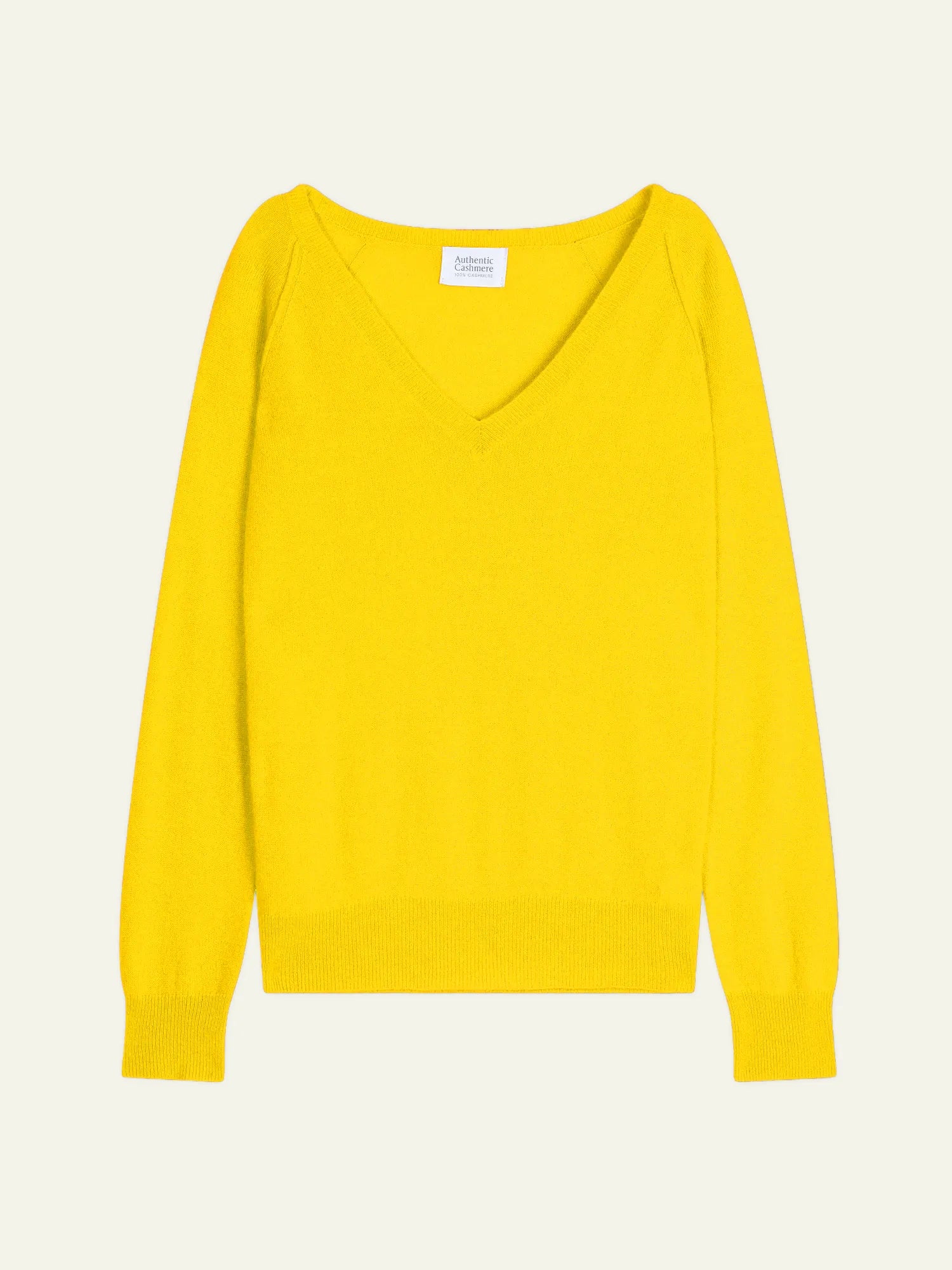 GIUSALET sweater v-neck lemon