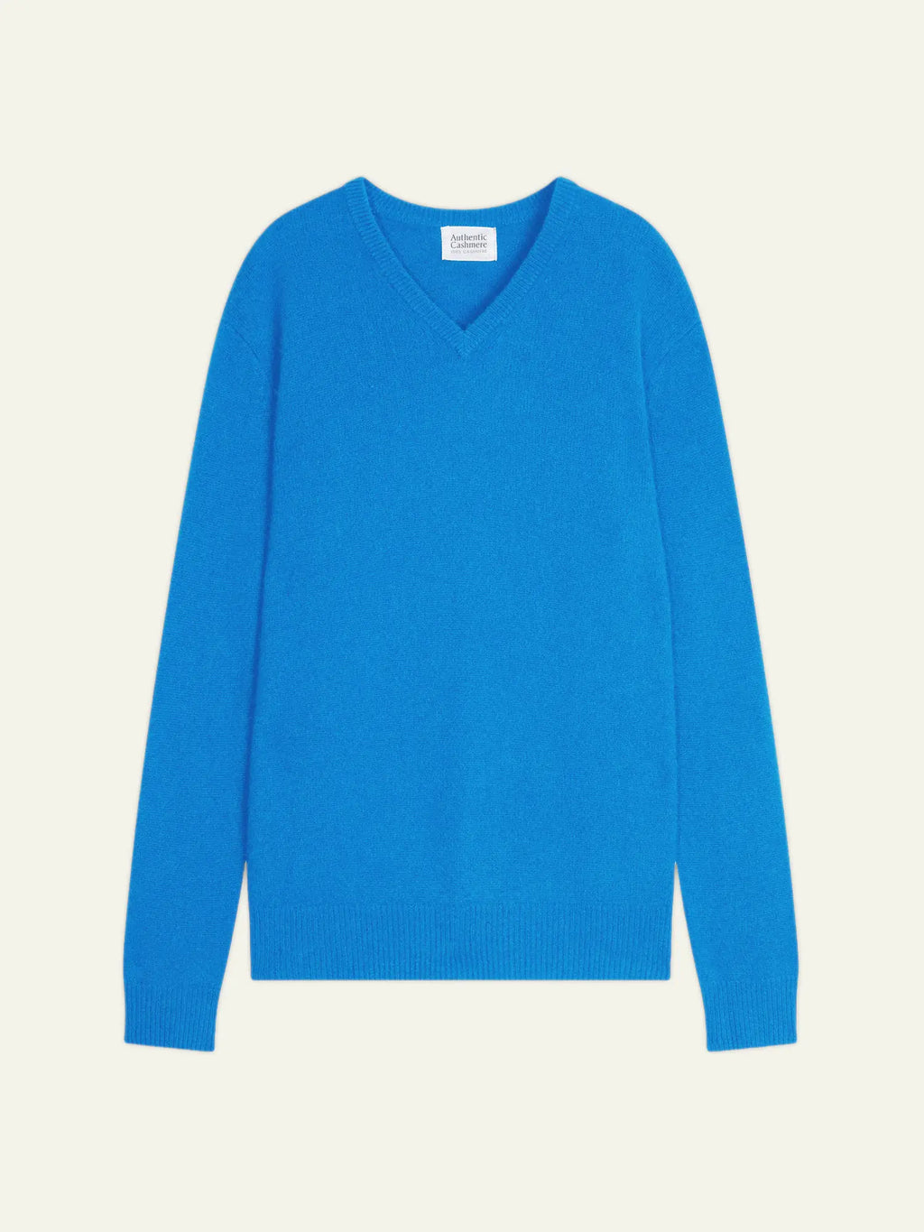VICTOR sweater v-neck 4 ply celestial blue