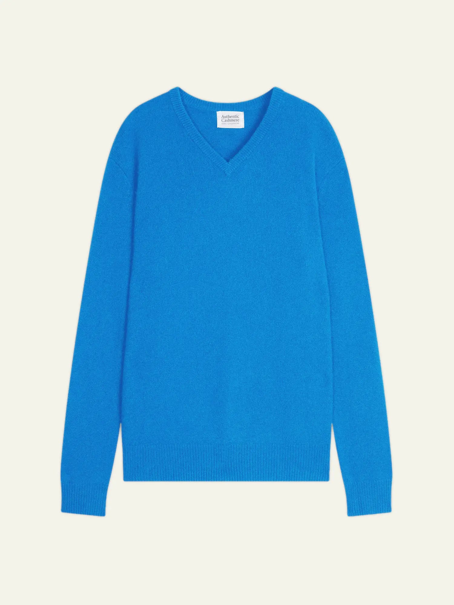 VICTOR pullover v-ausschnitt 4-fädig blau céleste