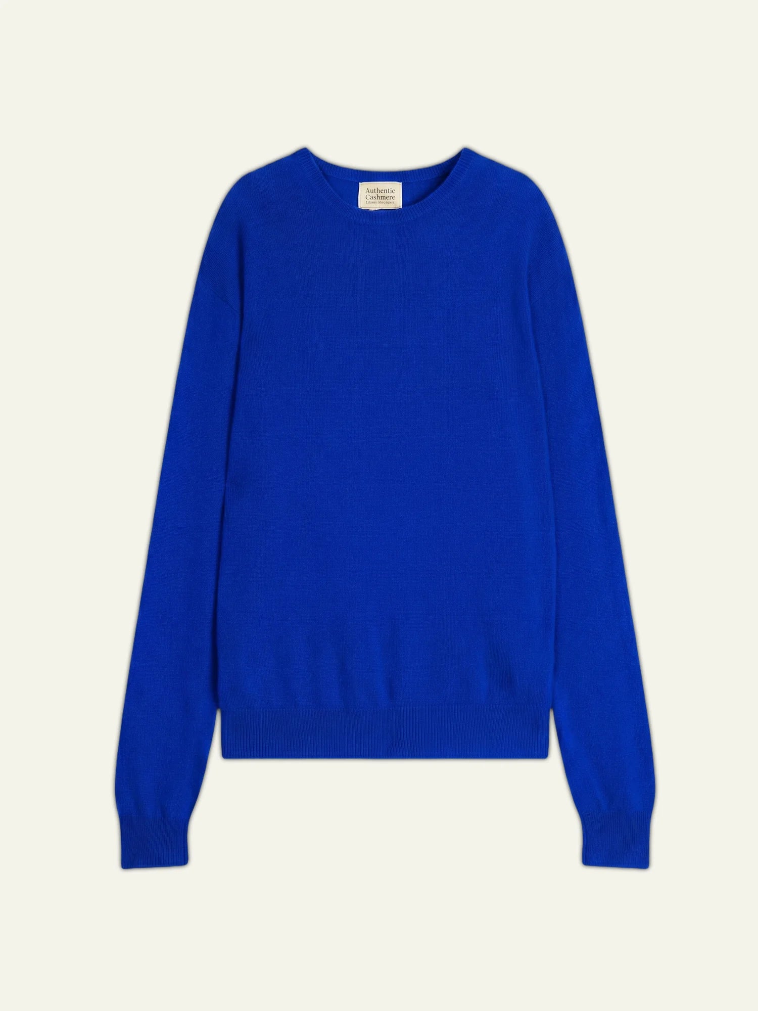 AIGLIÈRE pull col rond bleu klein