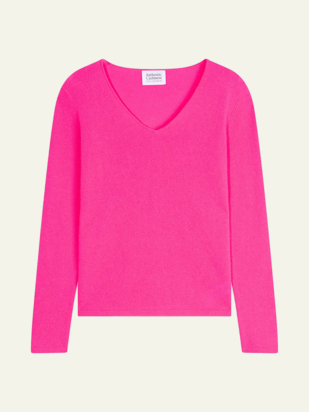 GALISE pullover v-ausschnitt flamant rosa neon