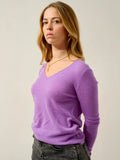 GALISE pull col V lilas